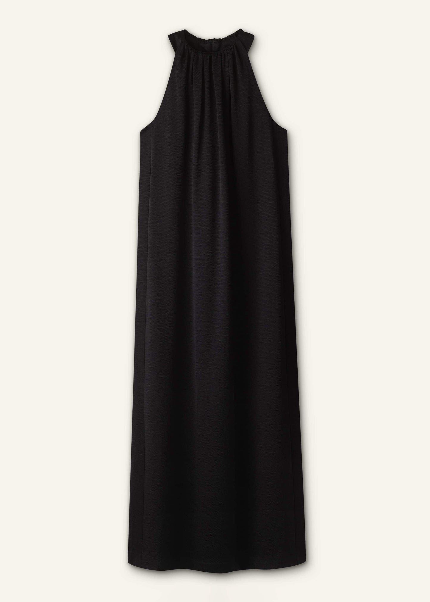 Black Halterneck Maxi Dress
