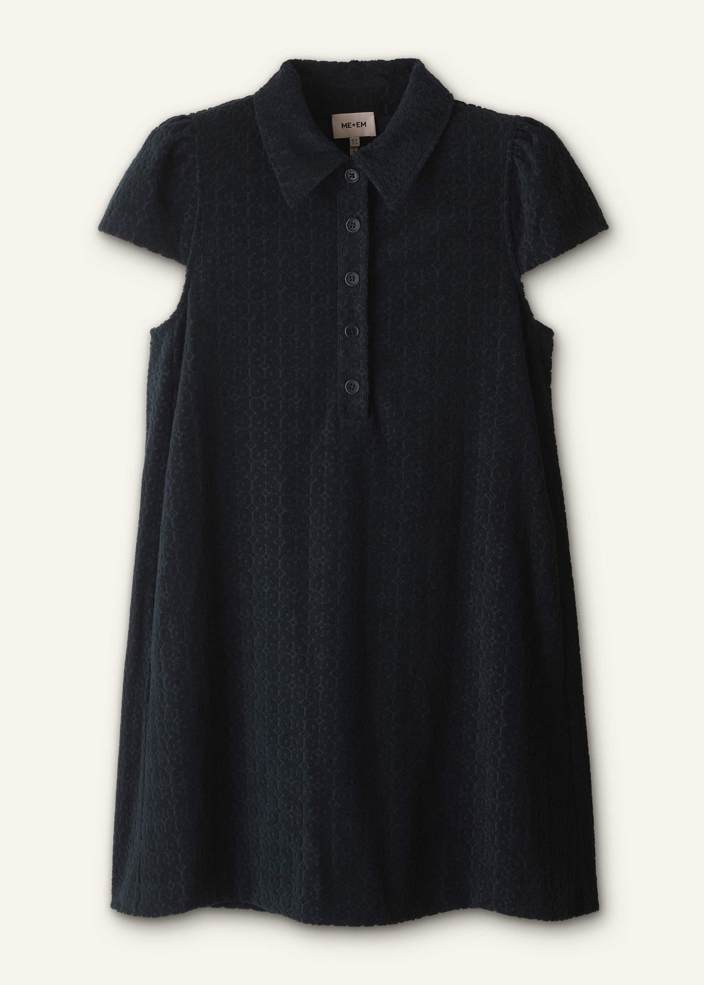Navy Mini Swing Dress
