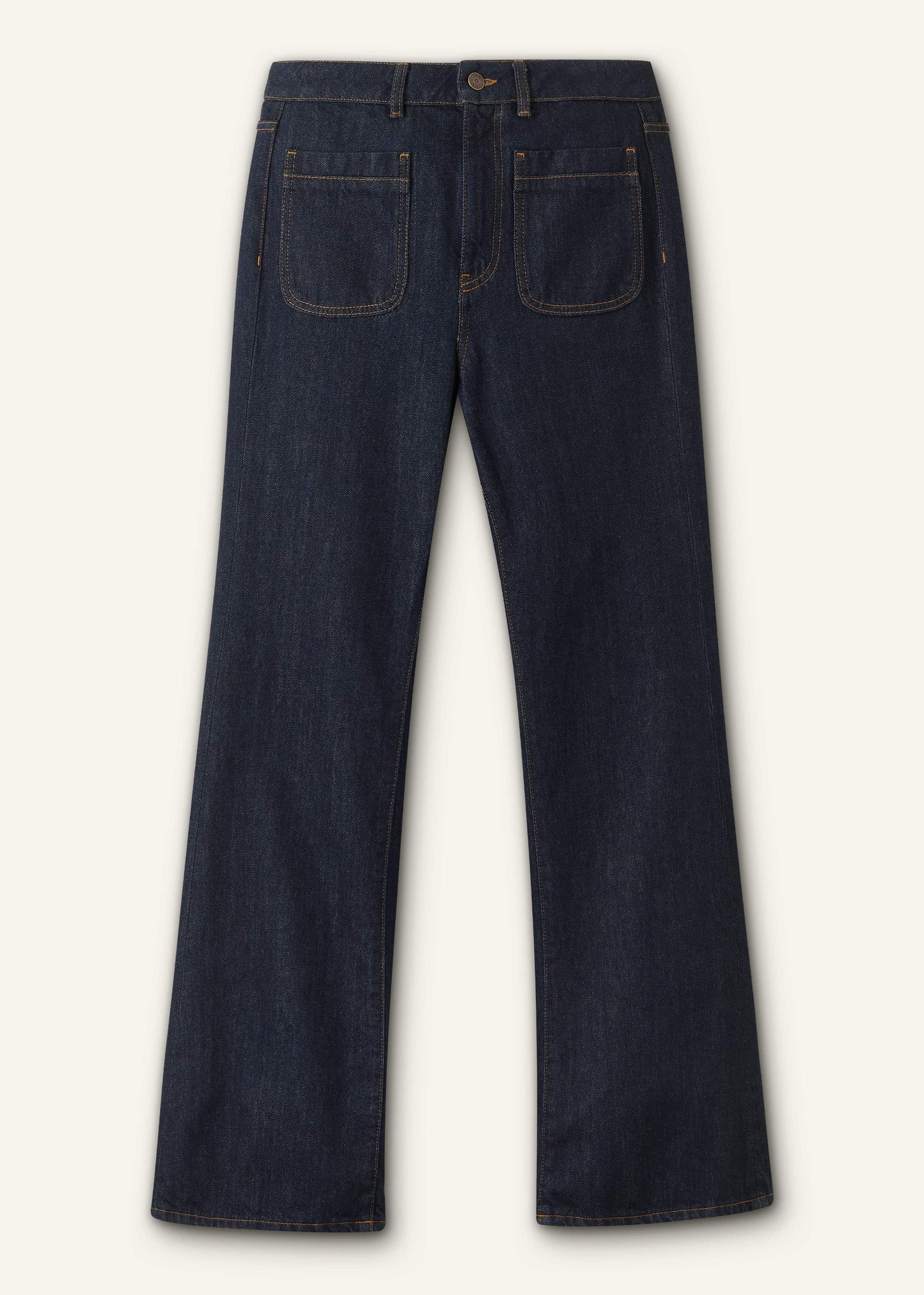 Blue Subtle Flare Jean