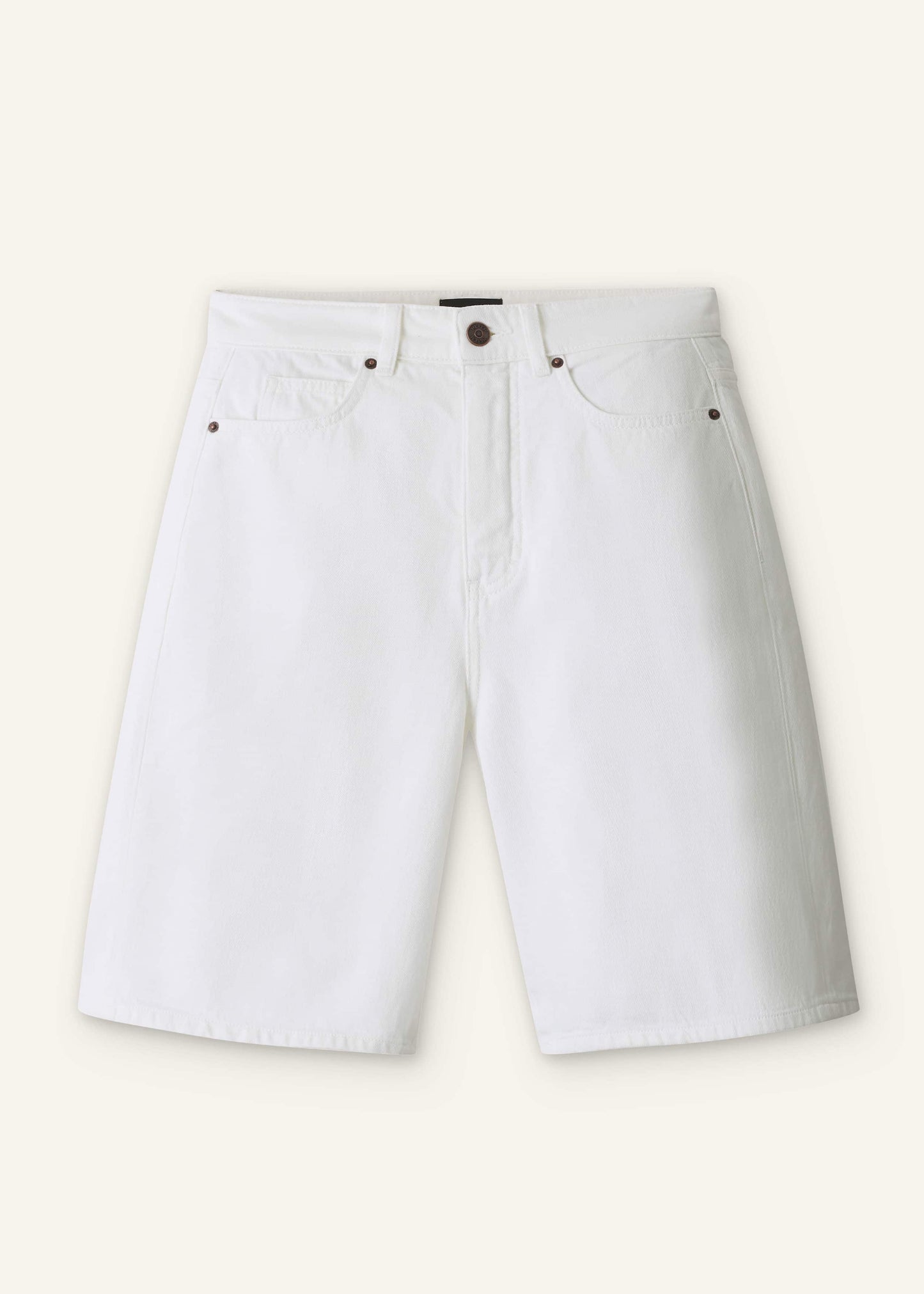 White Bermuda Short