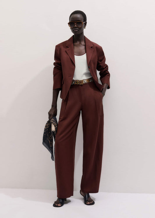 Cinnamon Brown Extreme Taper Pant