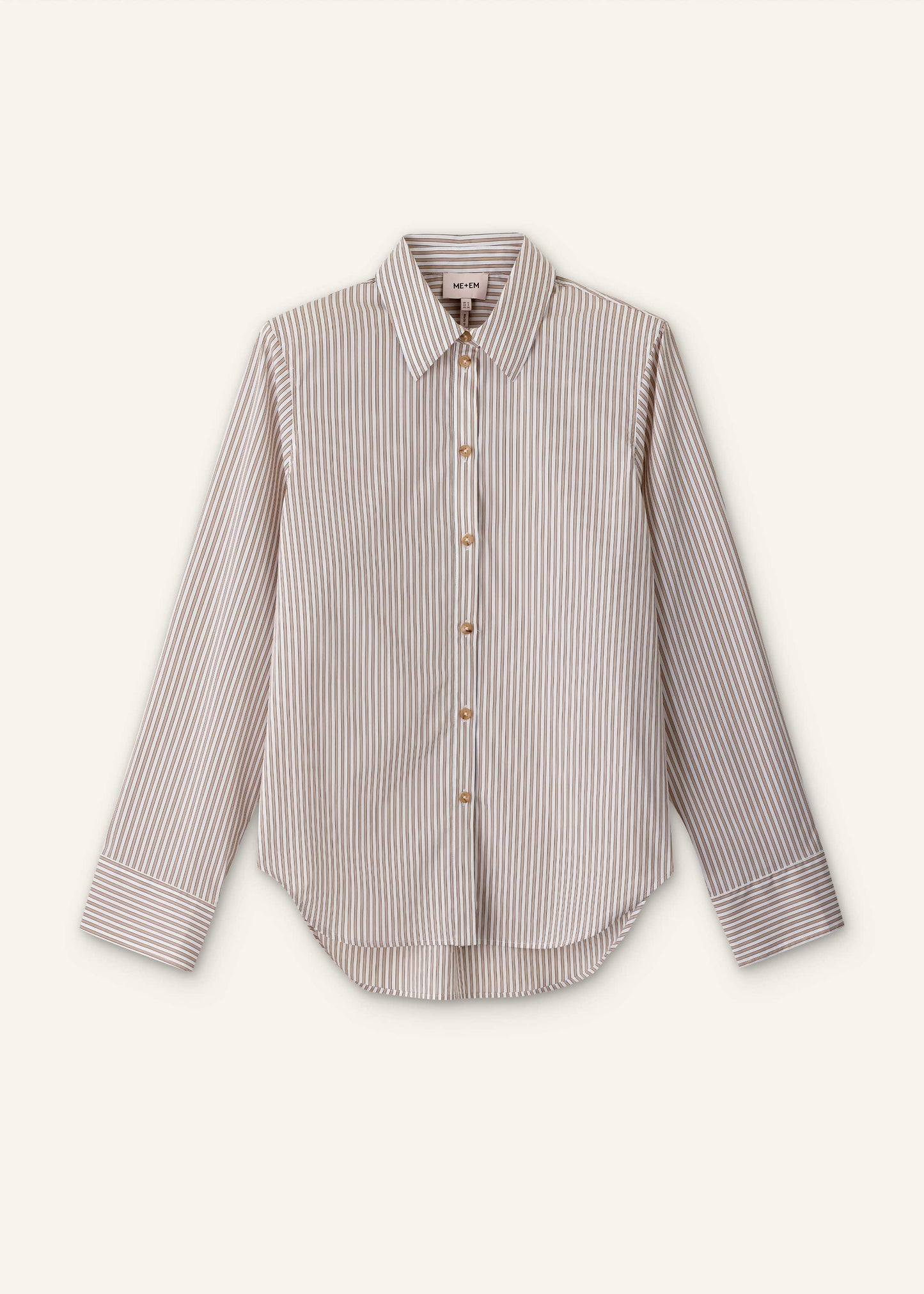 White Stripe Relaxed Forever Shirt
