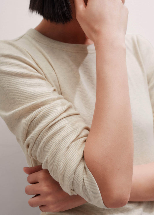 Cream Perfect Basic Top