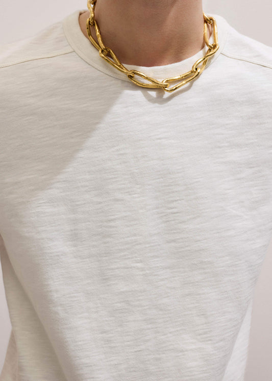 Cream Warm Touch Tee
