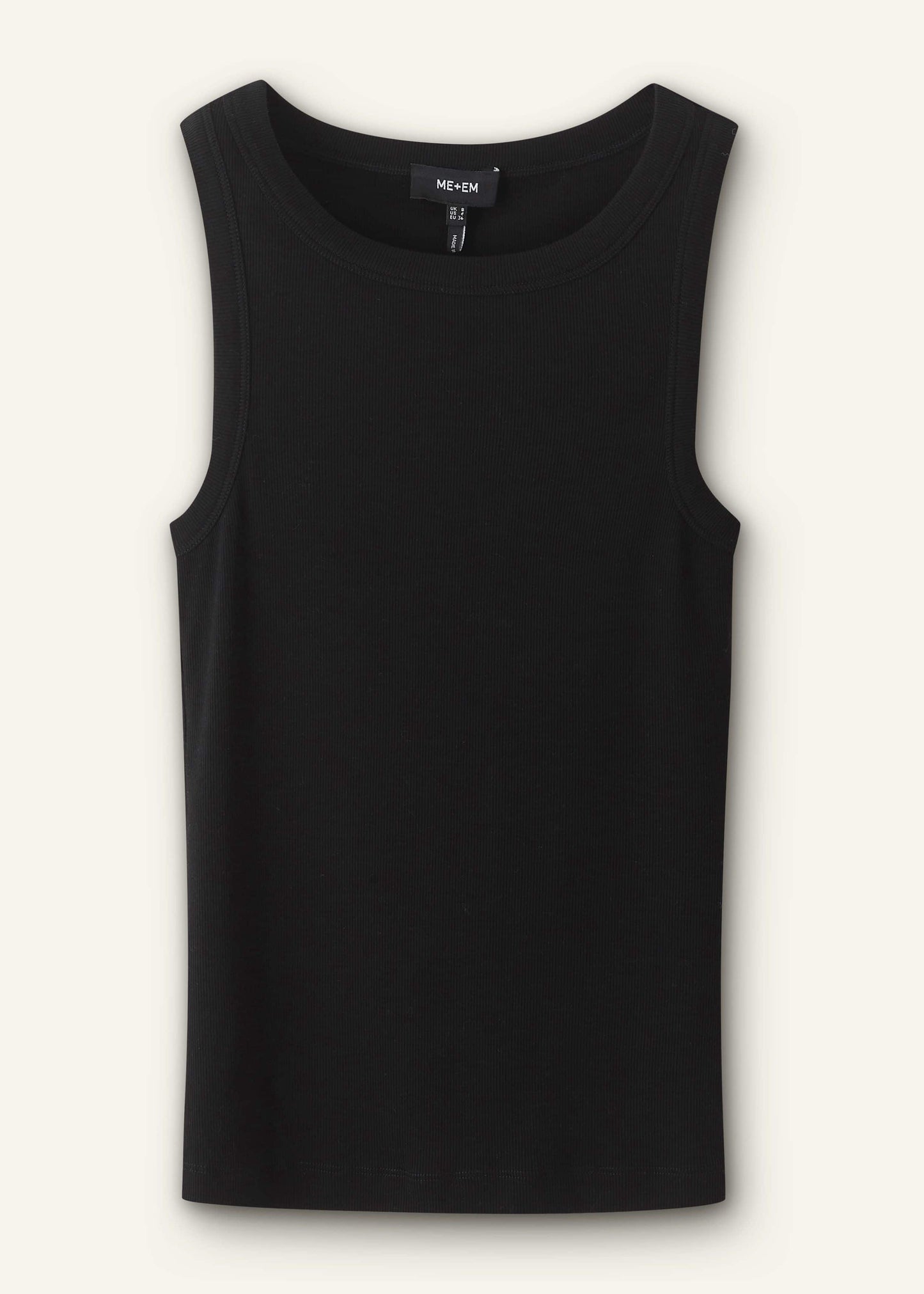 Black Ultimate Crew Neck Tank