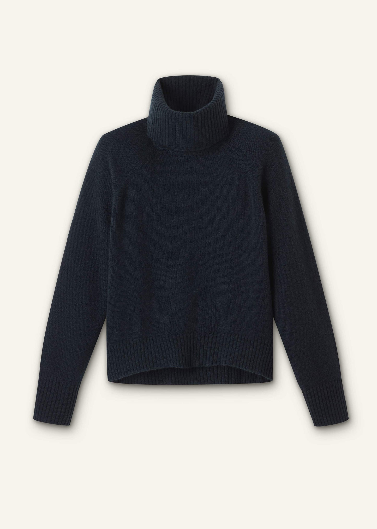 Navy Raglan Sweater + Snood