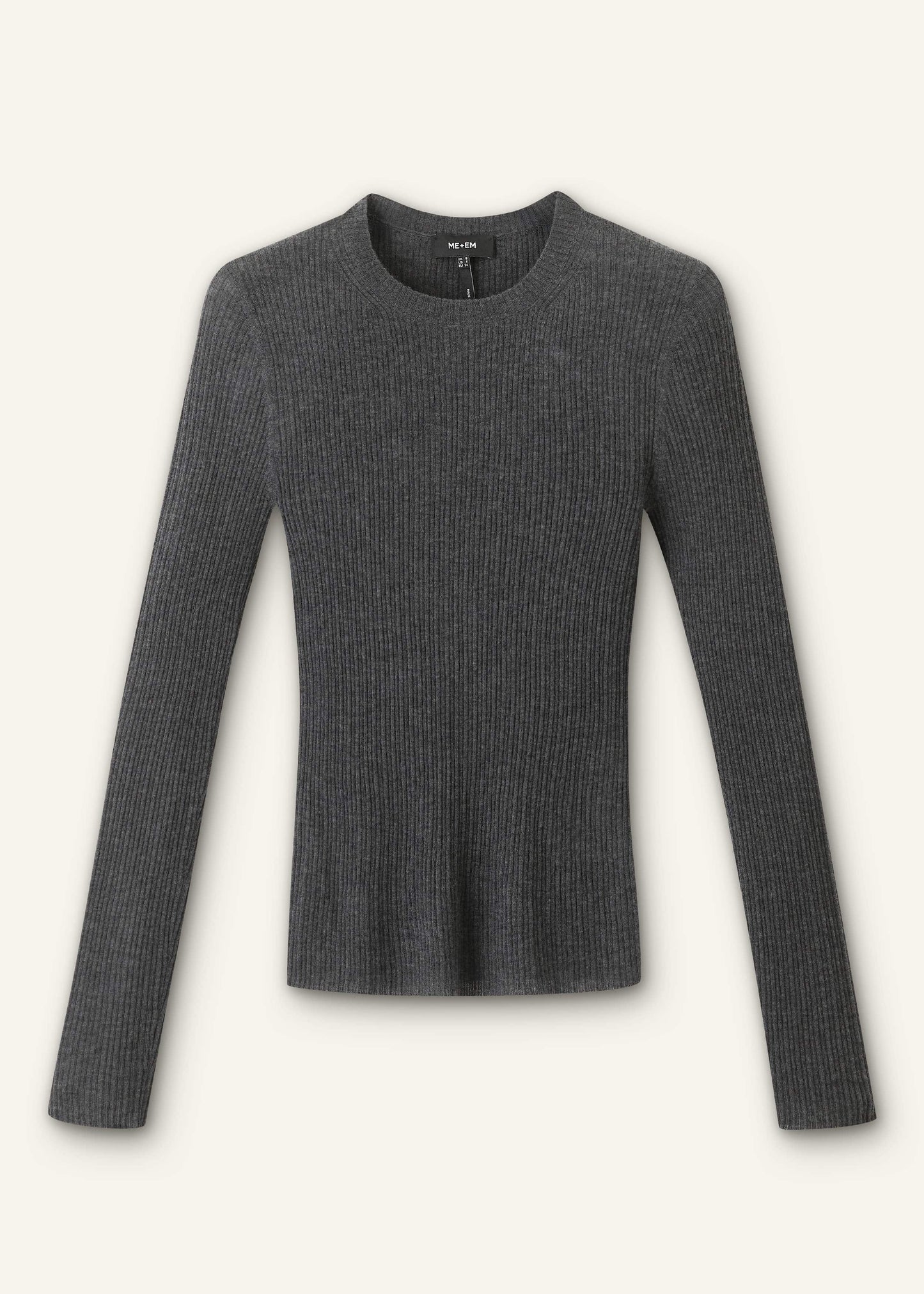 Gray Barely There Sweater