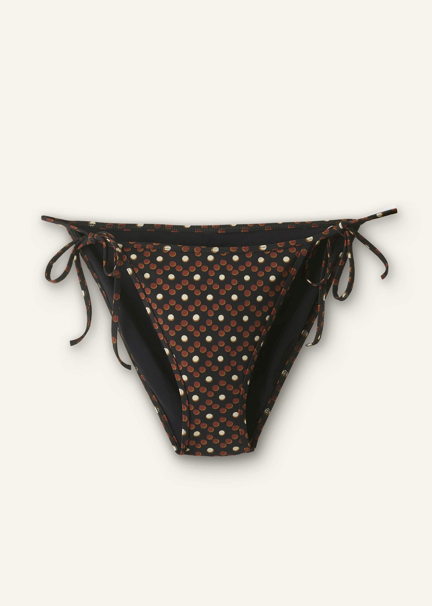 Cinnamon Brown Side Tie Bikini Bottom