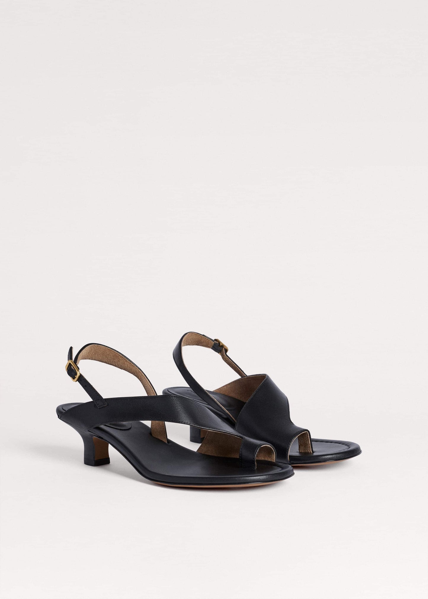 Black Asymmetric Heel