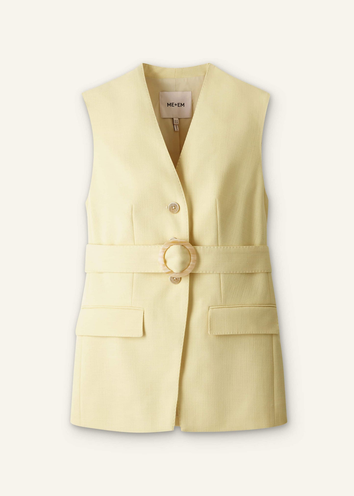 Yellow Longline Vest