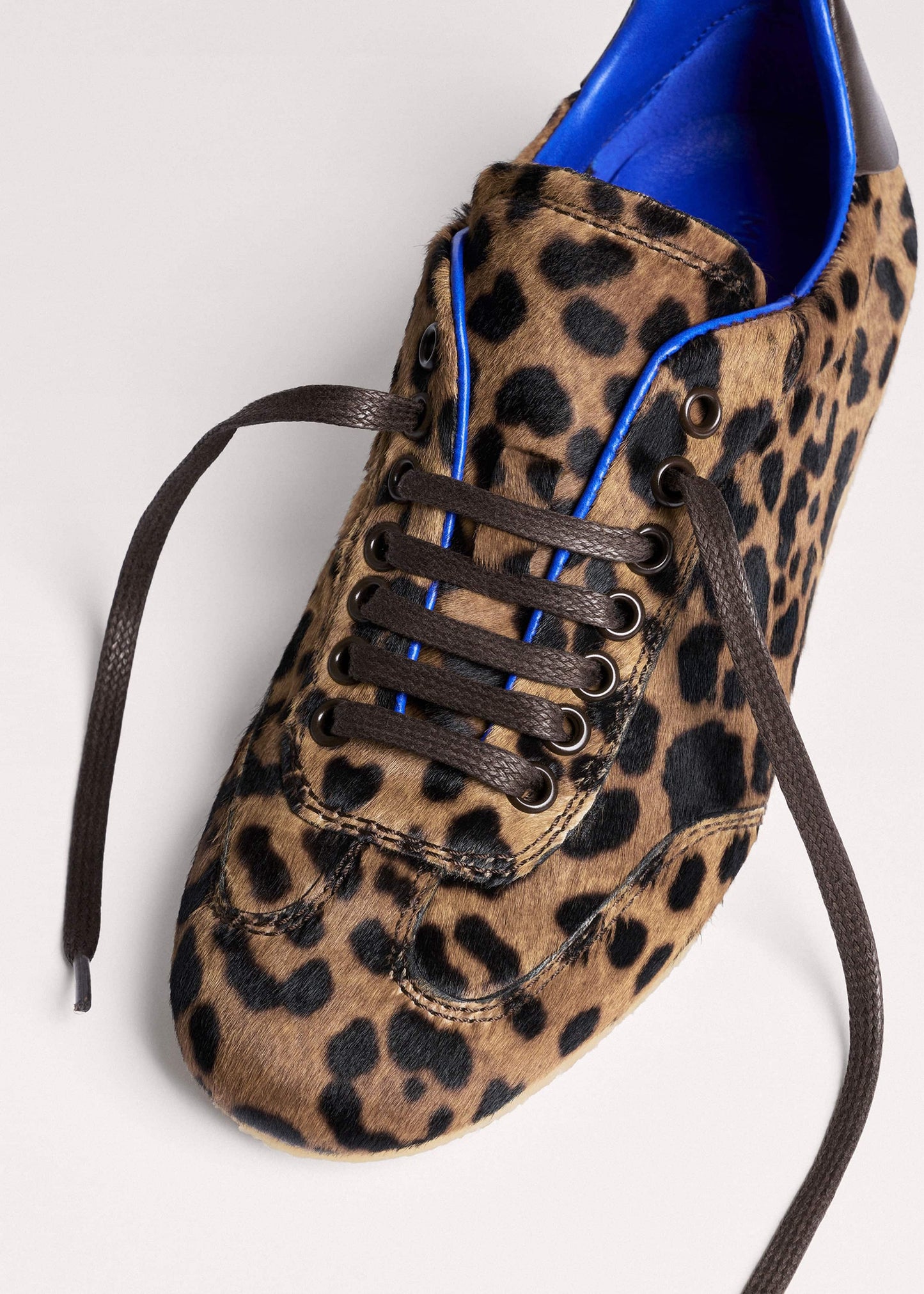 Brown Leopard Print Retro Runner