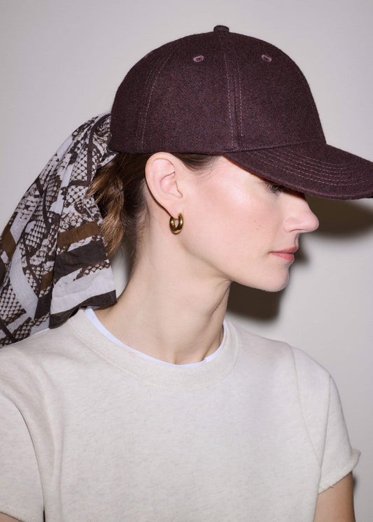 Brown Baseball Cap