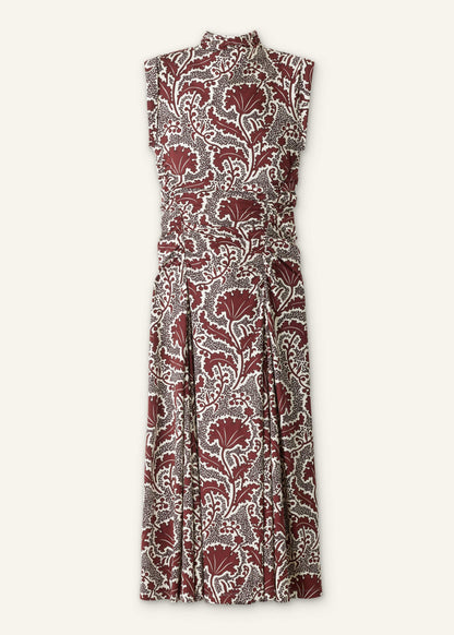 Cinnamon Rising Wildflowers Print Fit + Flare Maxi Dress