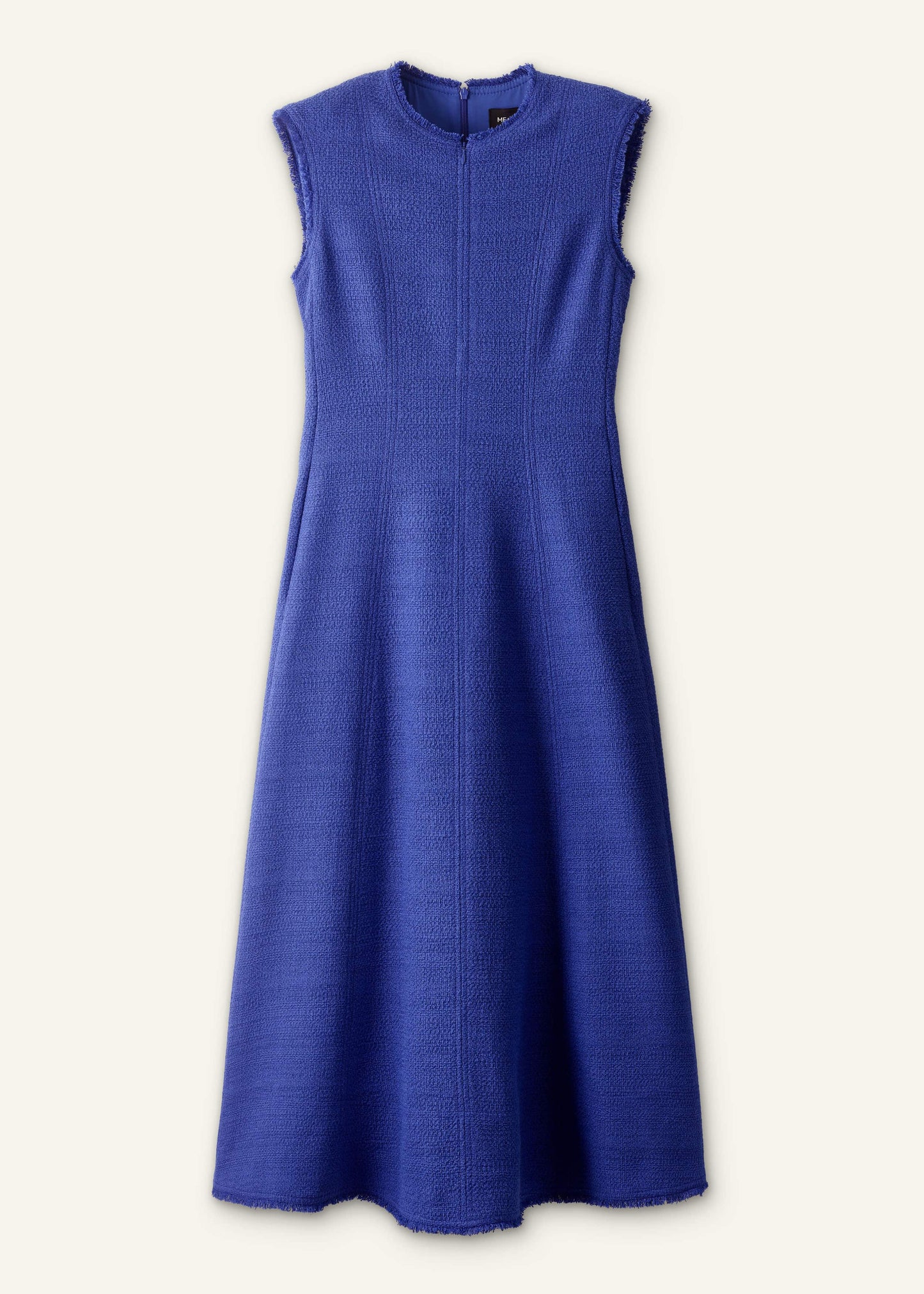 Blue Desk-To-Dinner Fit And Flare Maxi Dress