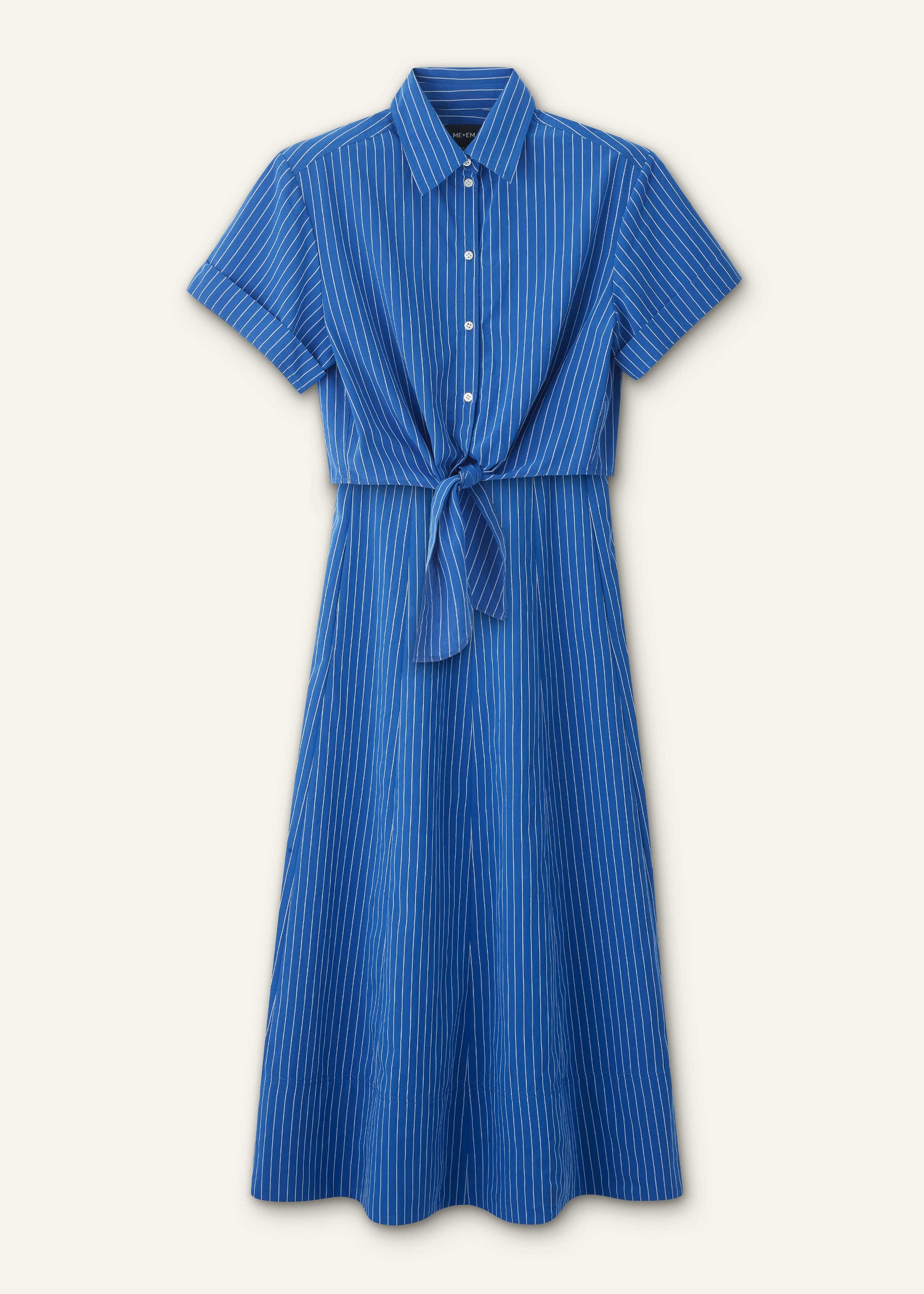 Blue 2-In-1 Fit + Flare Maxi Dress