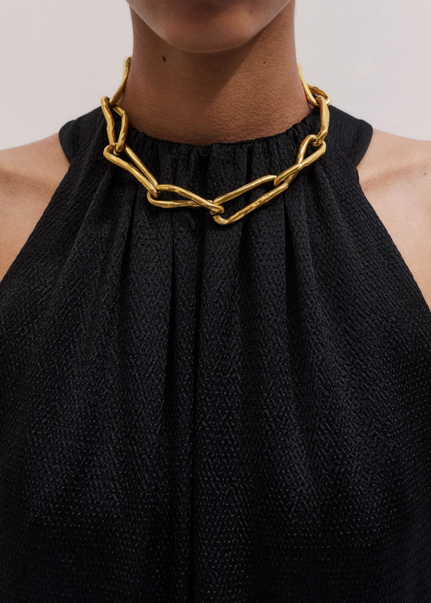 Black Halterneck Maxi Dress