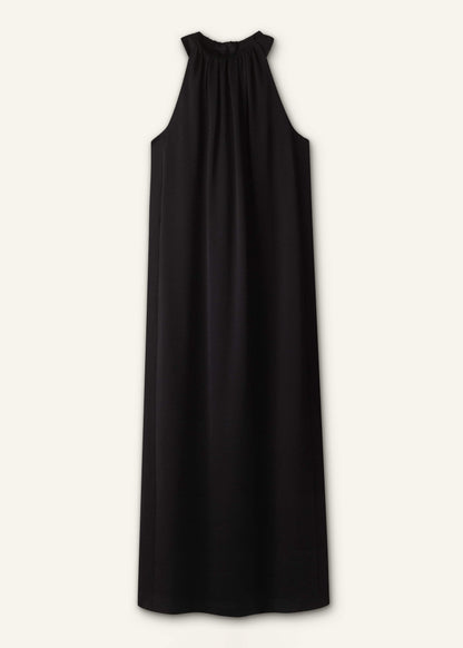 Black Halterneck Maxi Dress