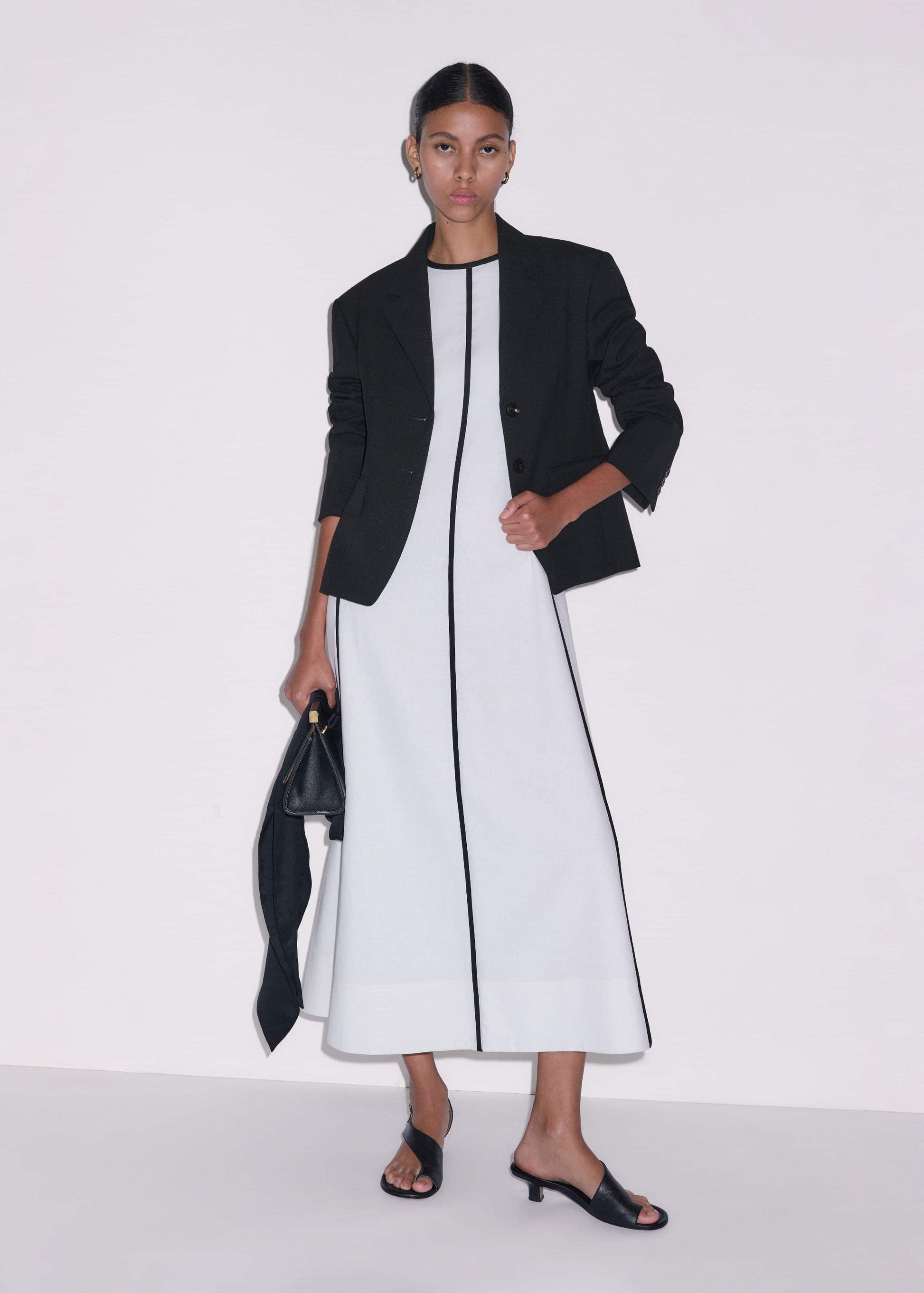 White Crease-Less Linen Effortless Maxi Dress
