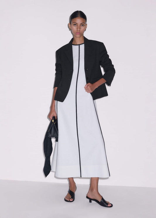 White Crease-Less Linen Effortless Maxi Dress