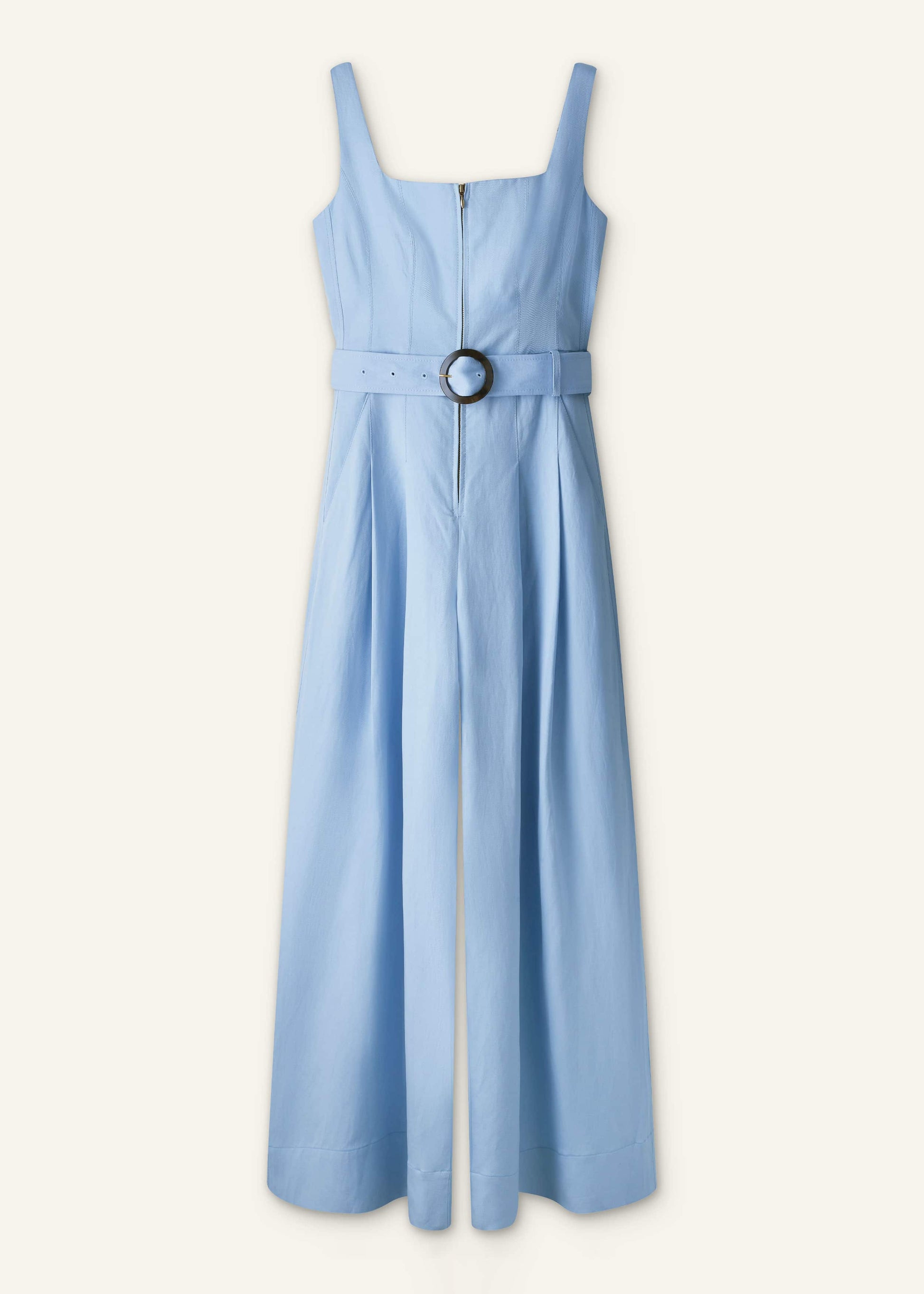 Blue Wide-Leg Jumpsuit