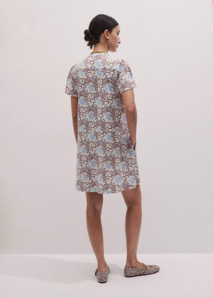 Cream Summer Swing Dress