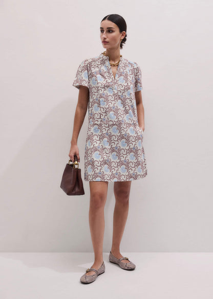 Cream Summer Swing Dress