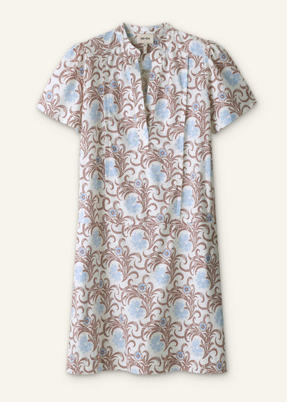 Cream Summer Swing Dress