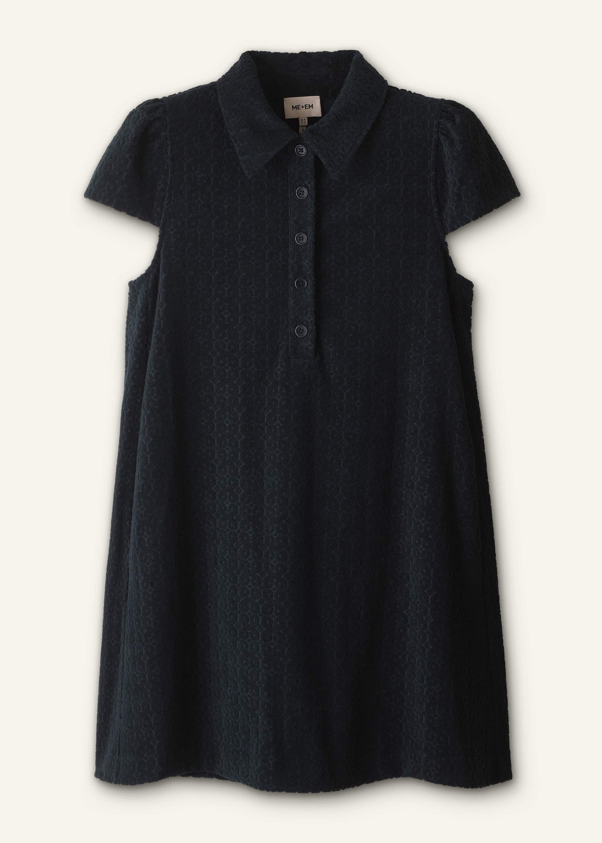 Navy Mini Swing Dress
