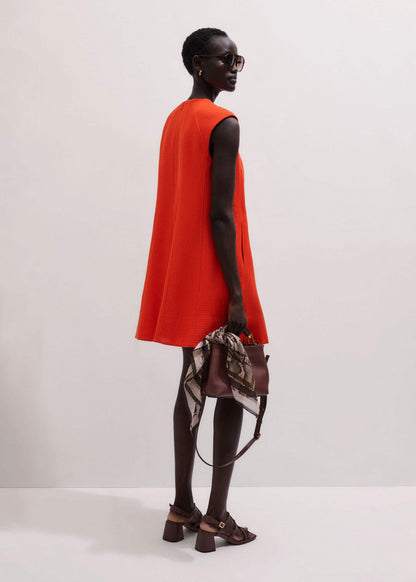 Orange Swing Mini Dress
