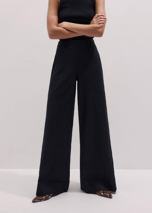 Black Wide-Leg Pant