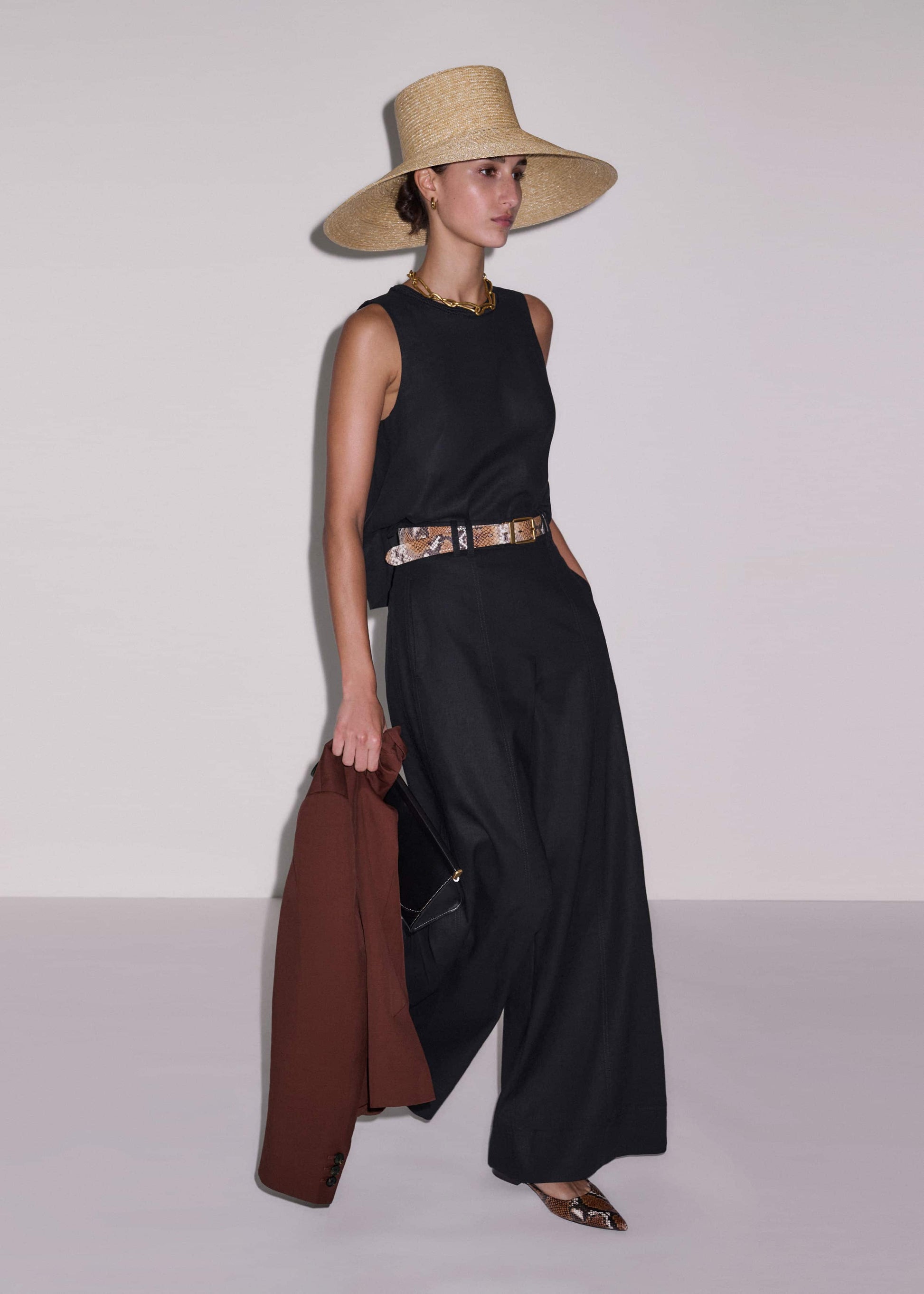Black Wide-Leg Pant