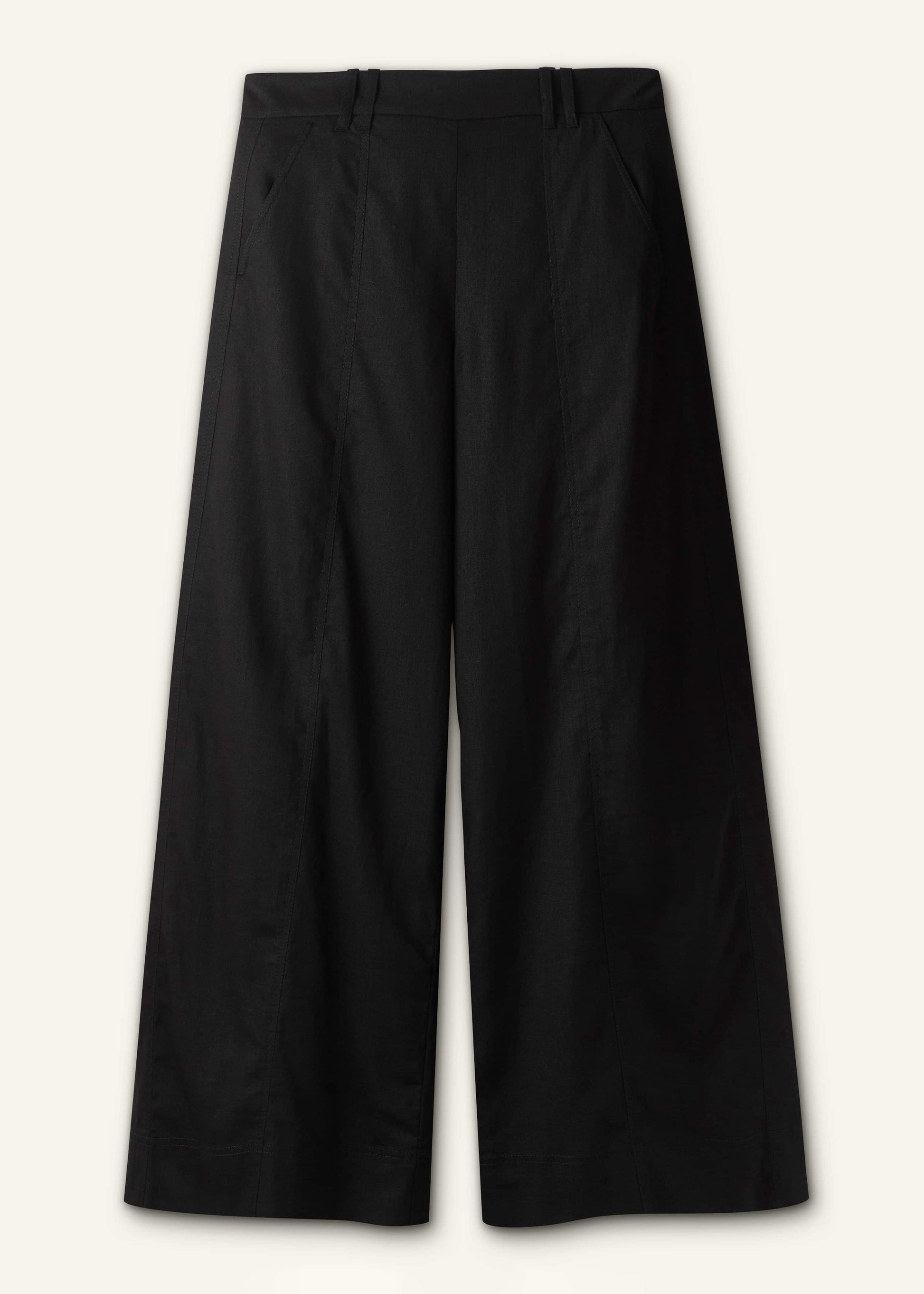 Black Wide-Leg Pant
