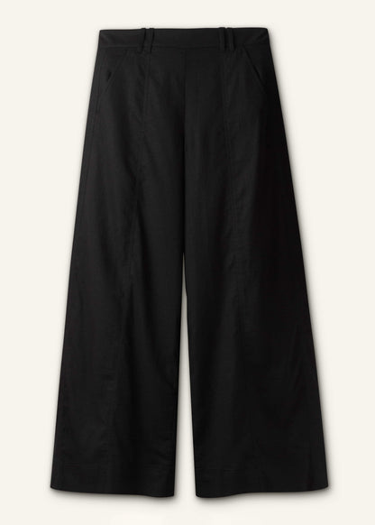 Black Wide-Leg Pant