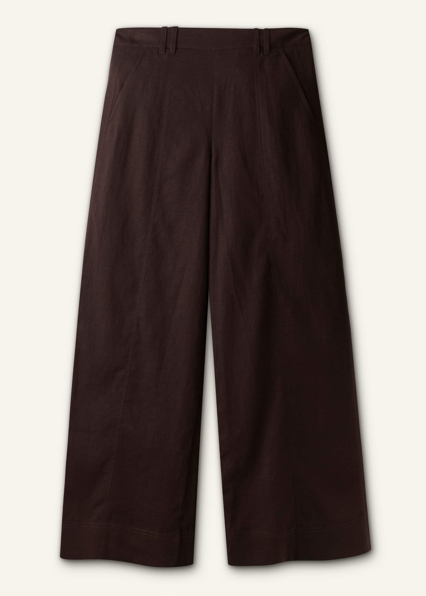 Brown Wide-Leg Pant