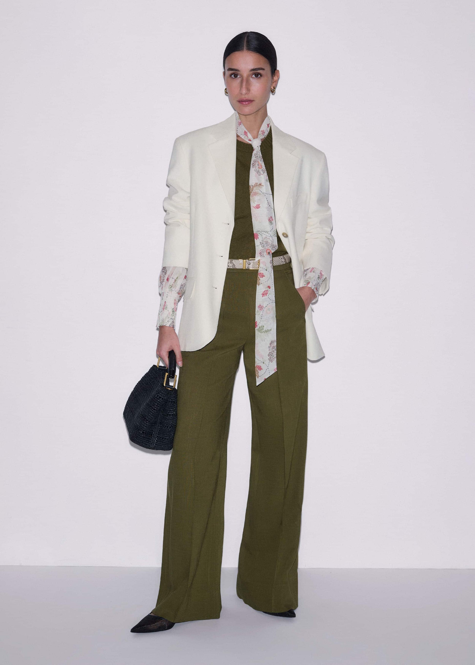 Olive Green Forever Wide-Leg Pant