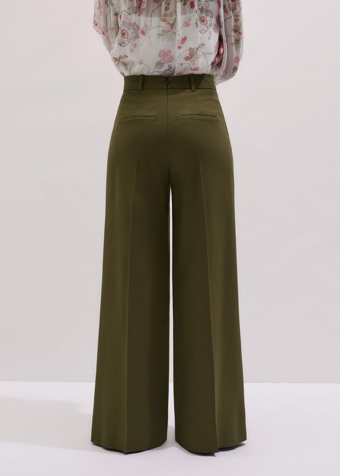 Olive Green Forever Wide-Leg Pant