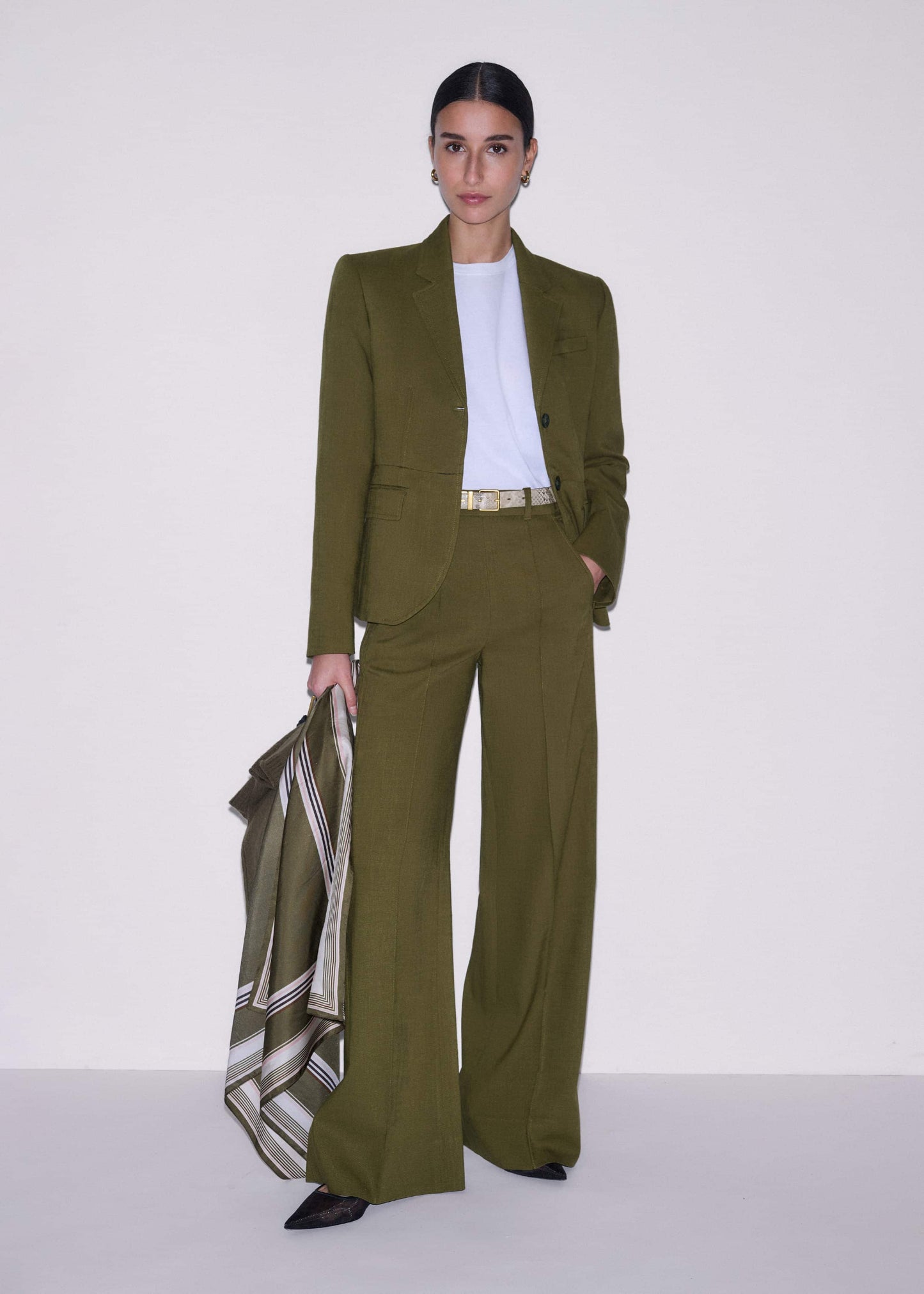 Olive Green Forever Wide-Leg Pant