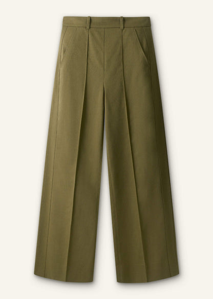 Olive Green Forever Wide-Leg Pant