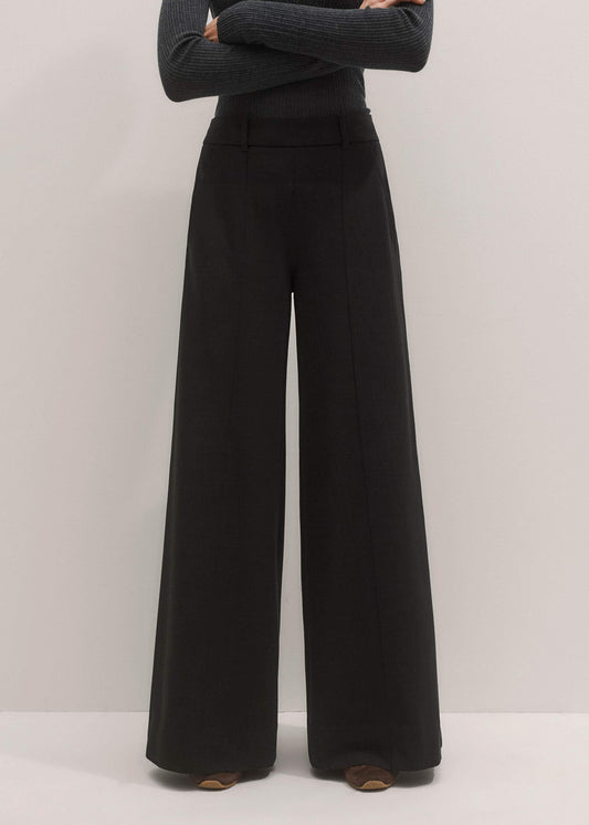 Black Wide-Leg Pant