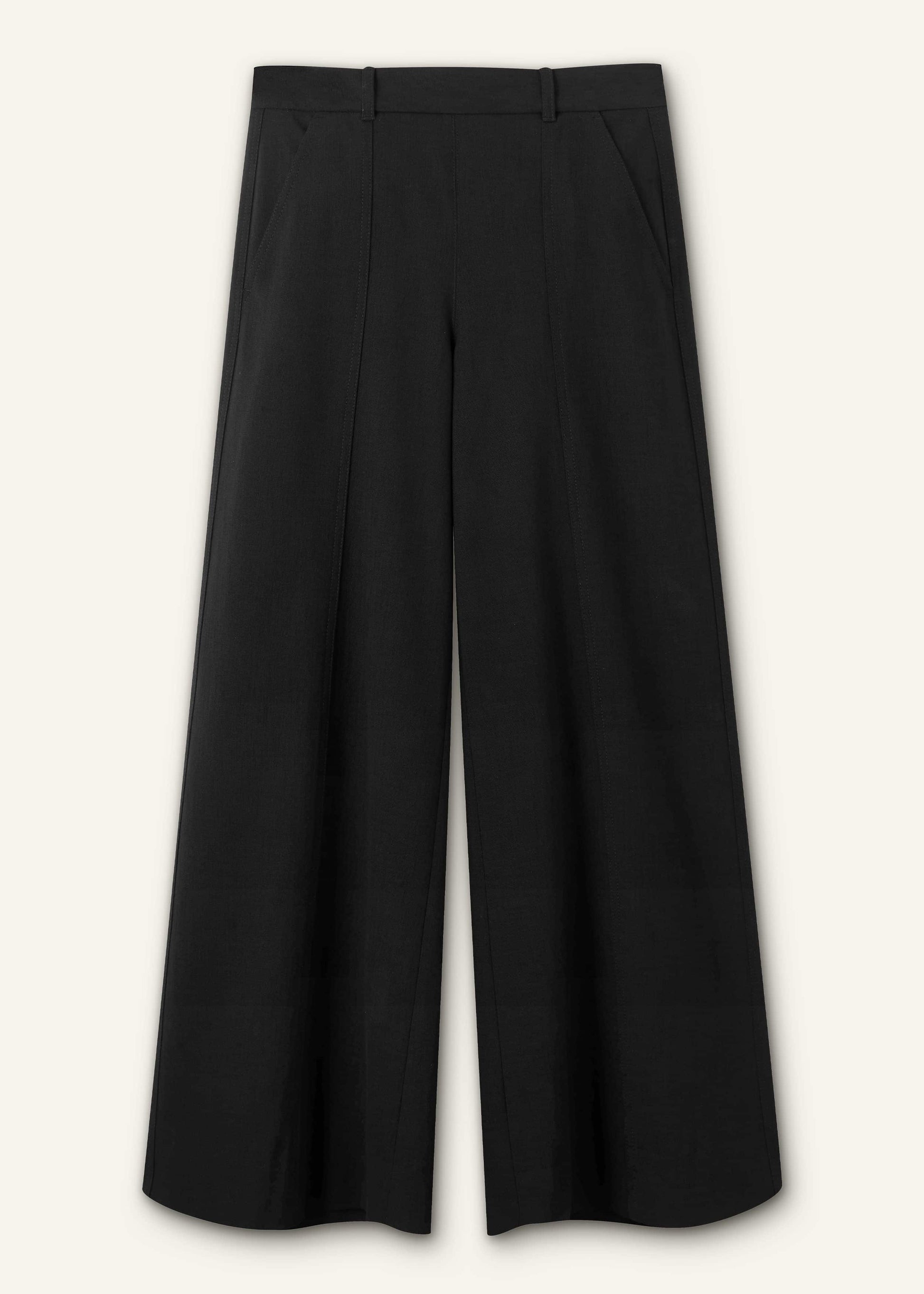 Black Wide-Leg Pant