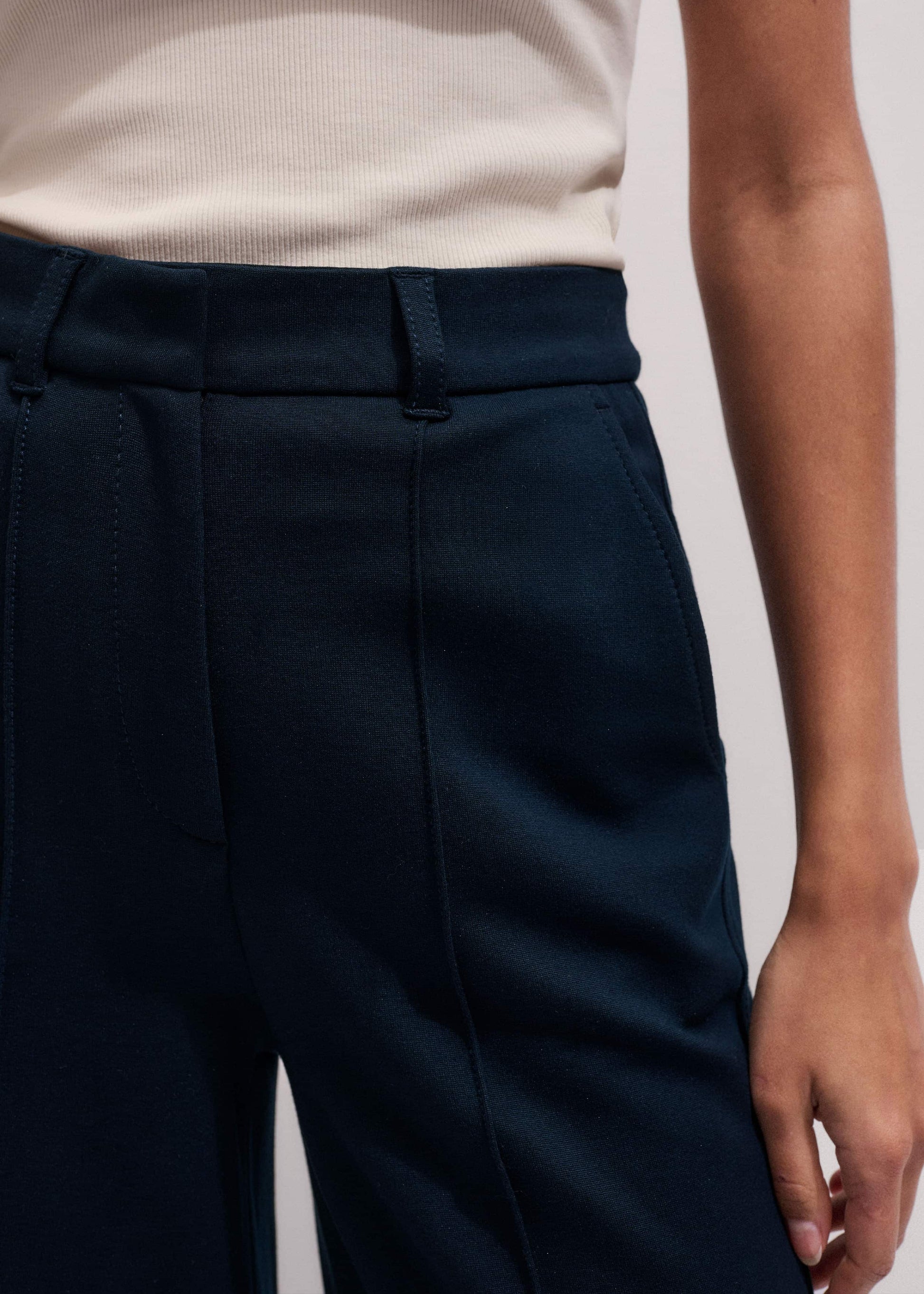 Navy Luxe Travel Tailoring Man Pant