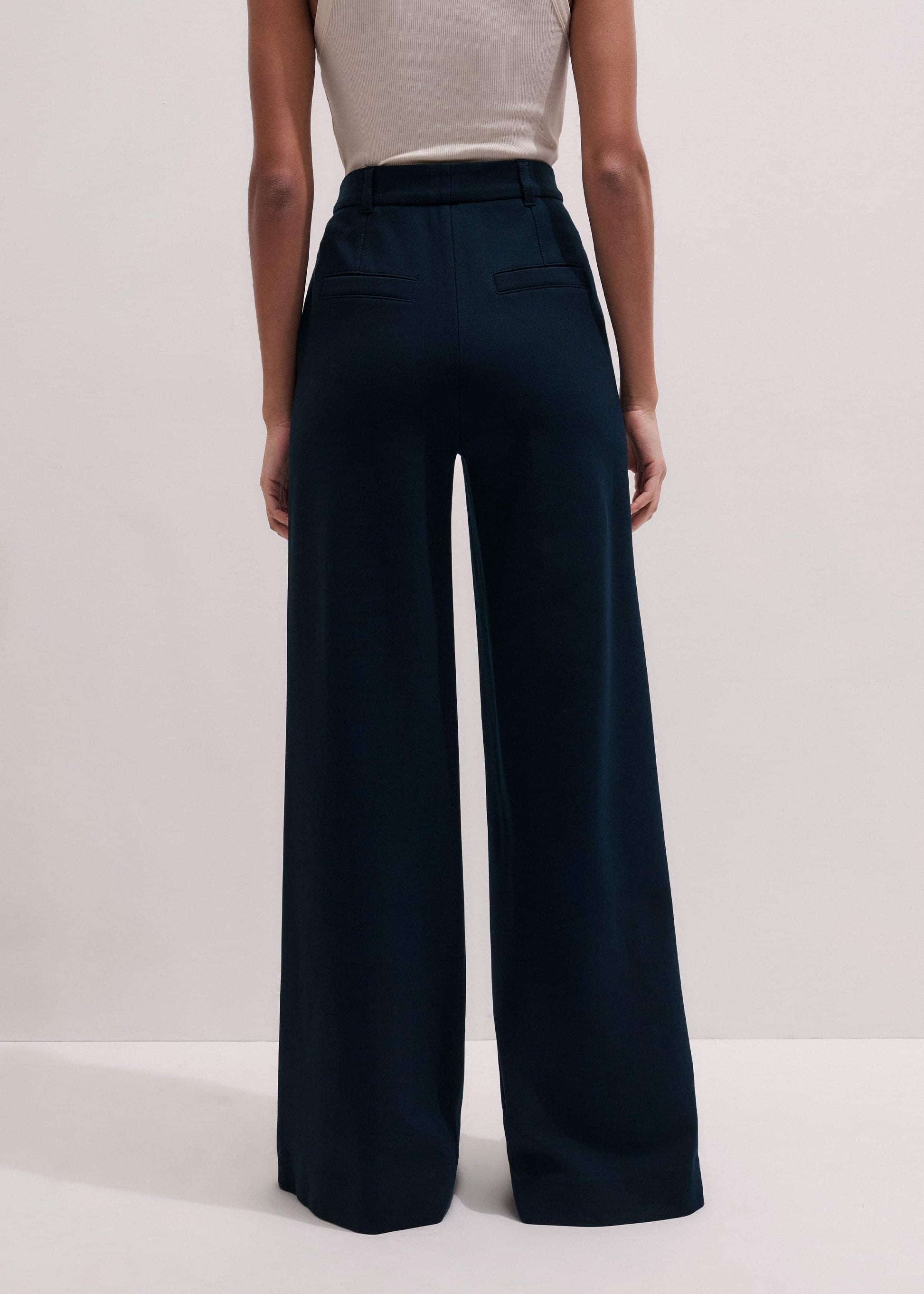 Navy Luxe Travel Tailoring Man Pant