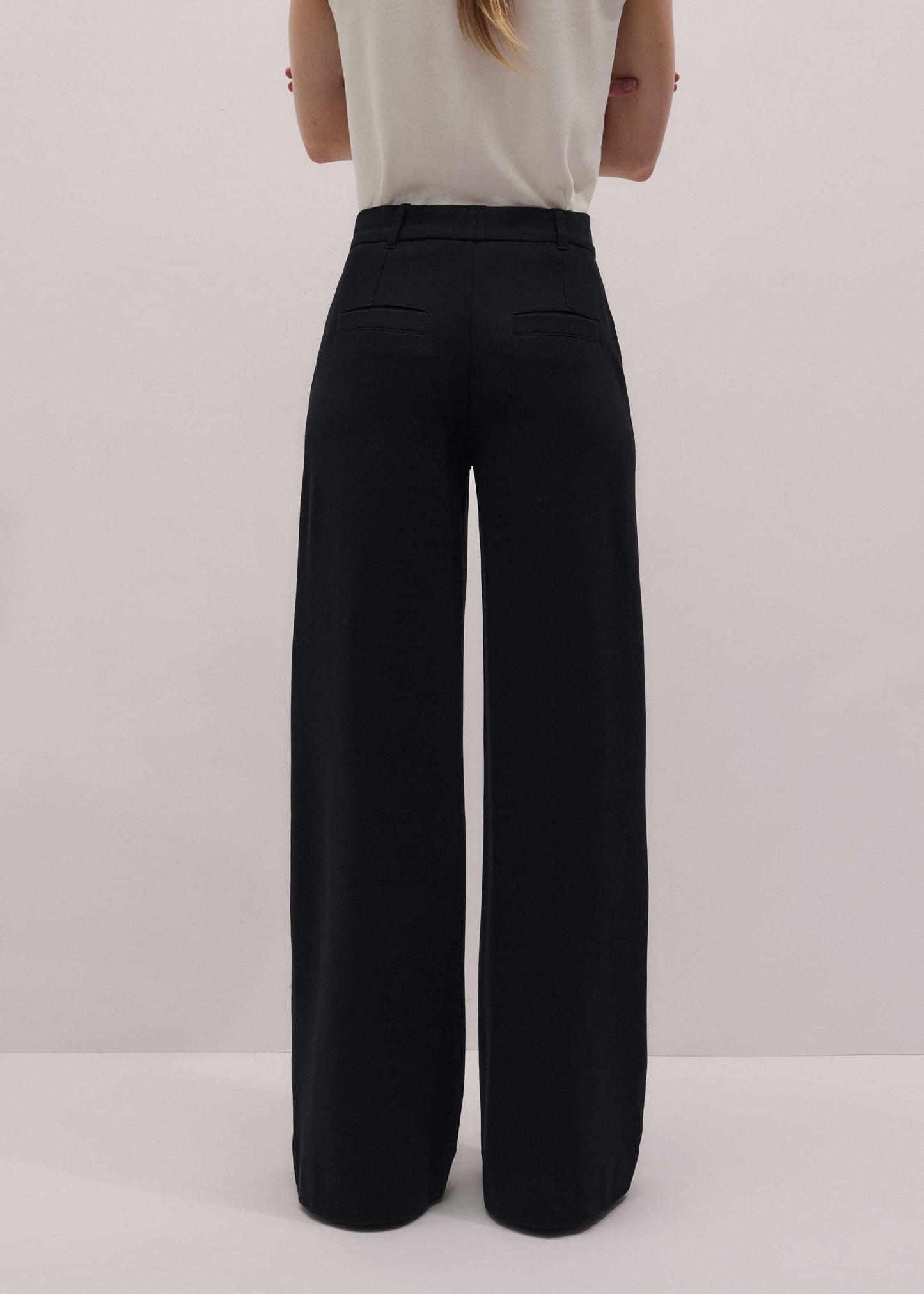 Black Luxe Travel Tailoring Man Pant