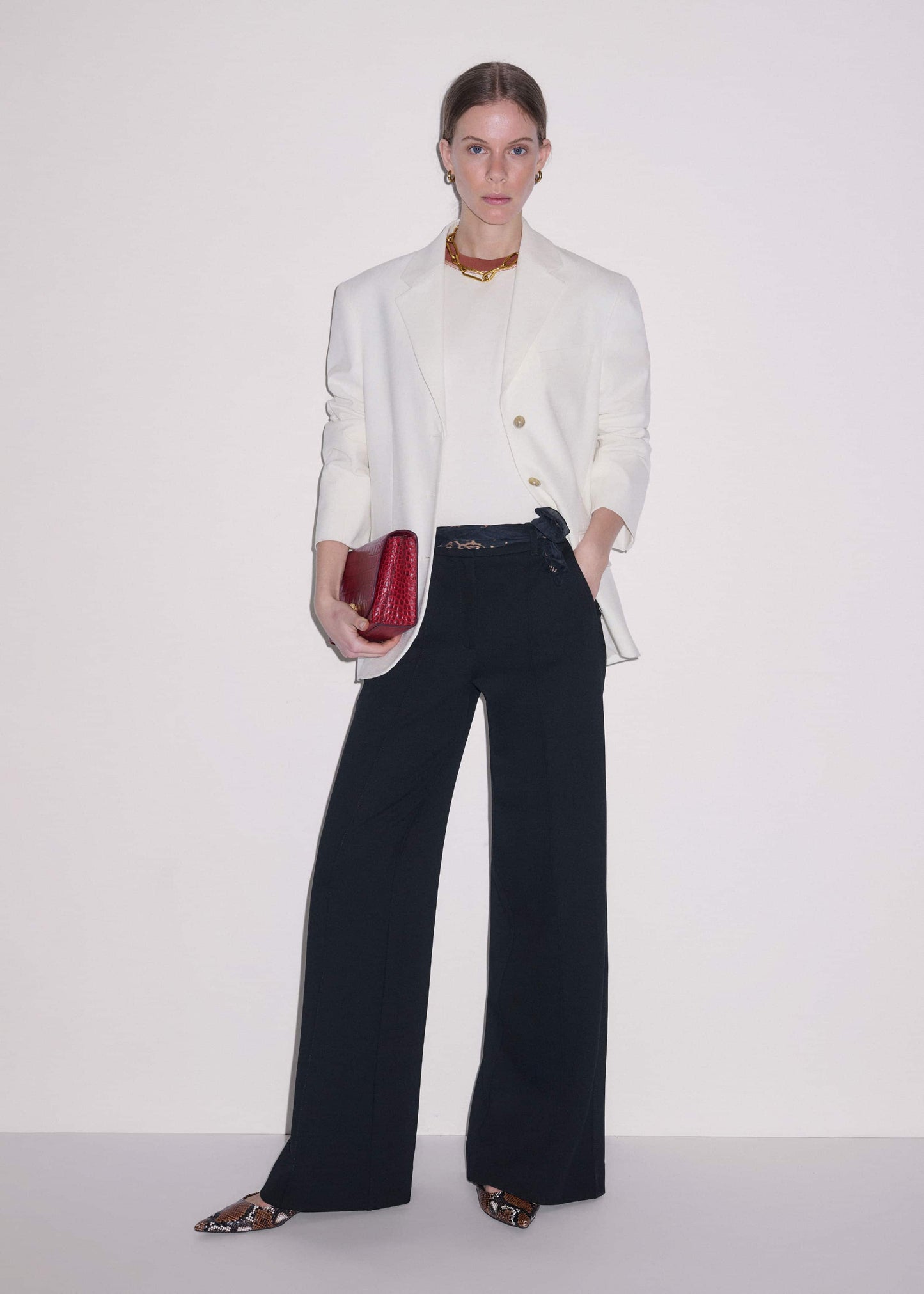 Black Luxe Travel Tailoring Man Pant