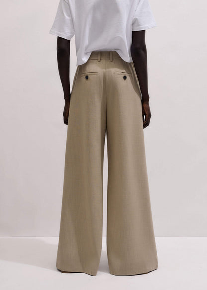 Sand Very Wide-Leg Pant