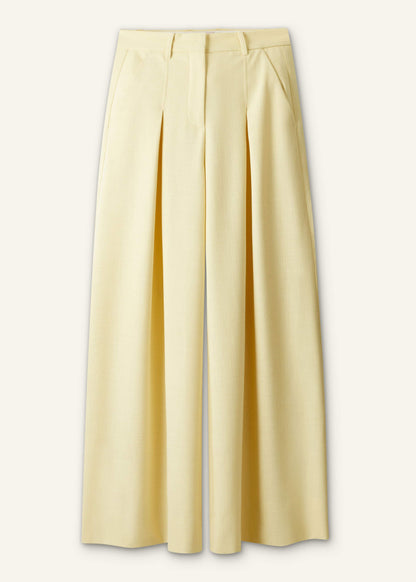 Yellow Very Wide-Leg Pant