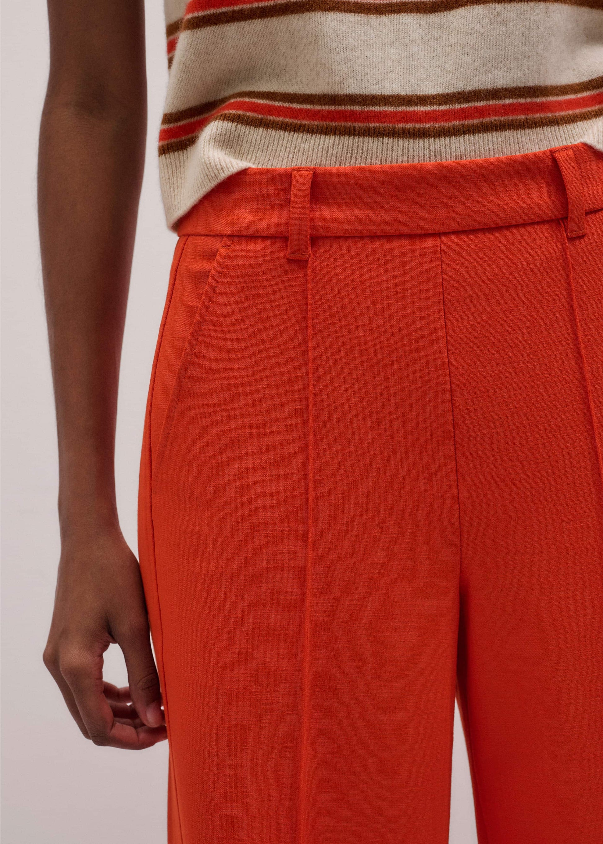 Orange Forever Wide-Leg Pant