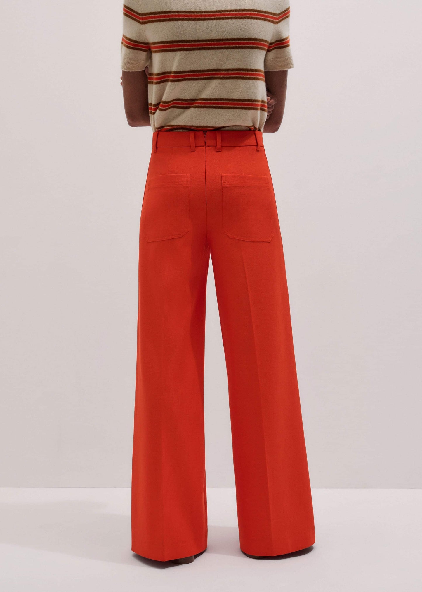 Orange Forever Wide-Leg Pant