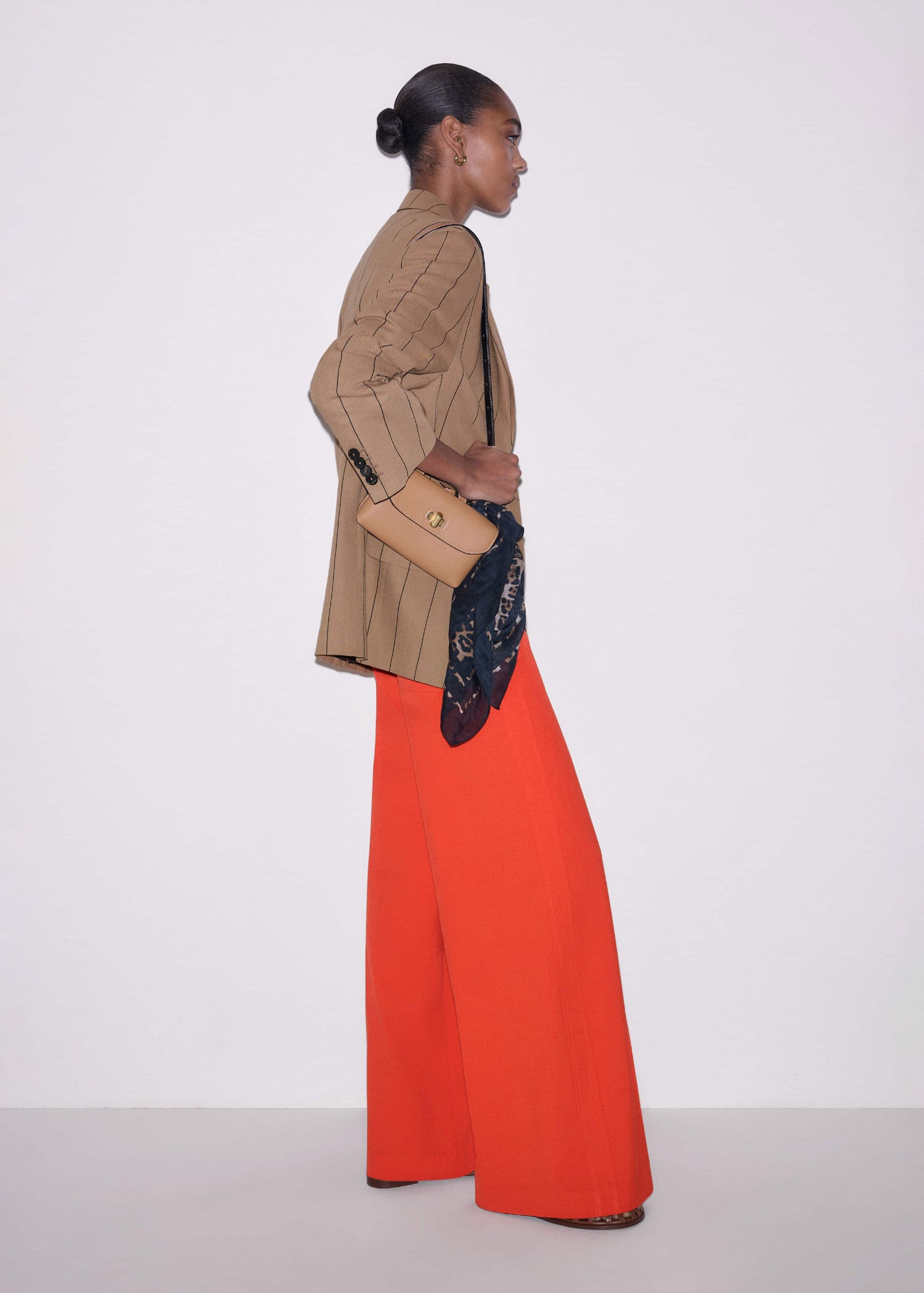 Orange Forever Wide-Leg Pant