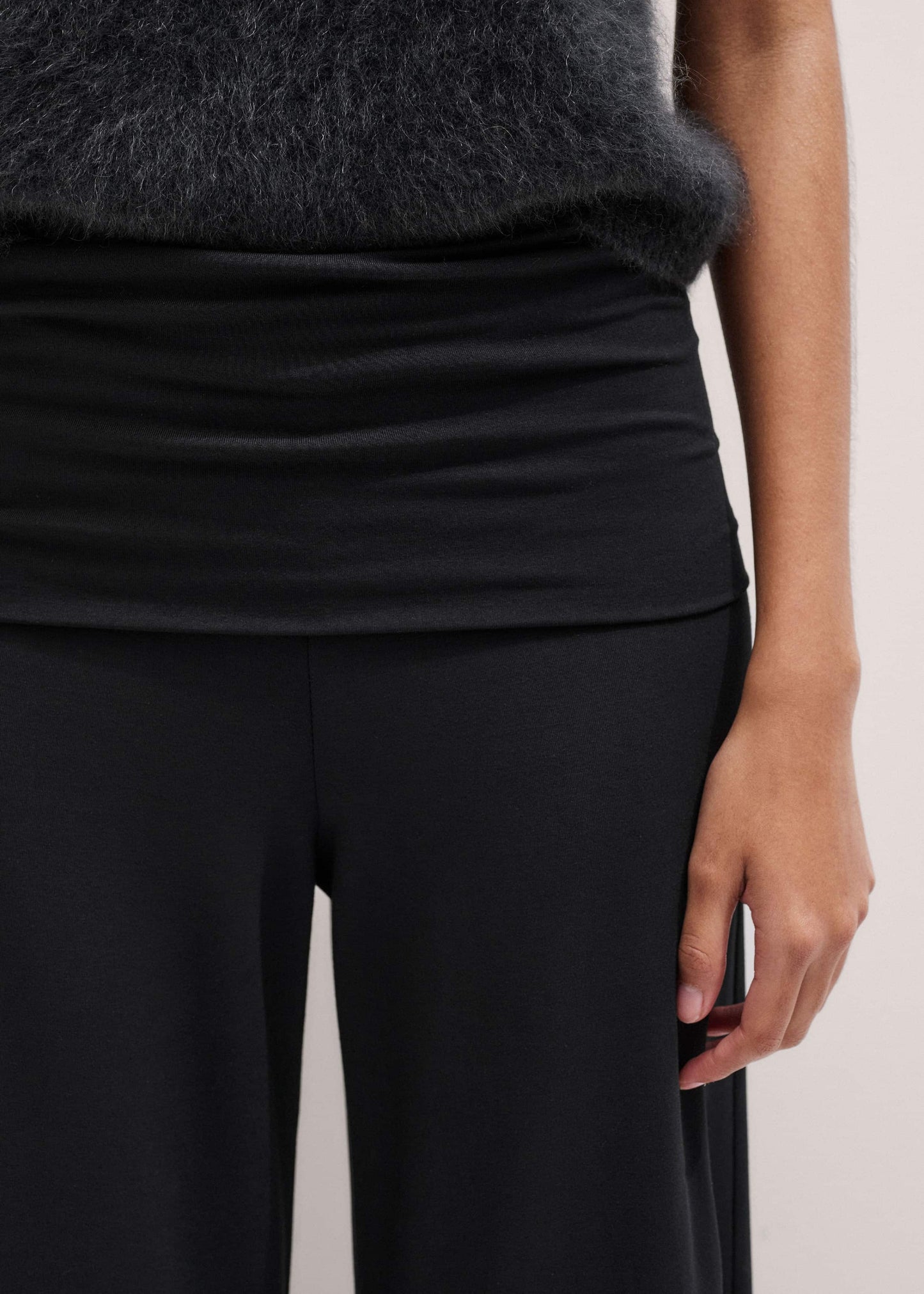 Black Super Wide Palazzo Pant